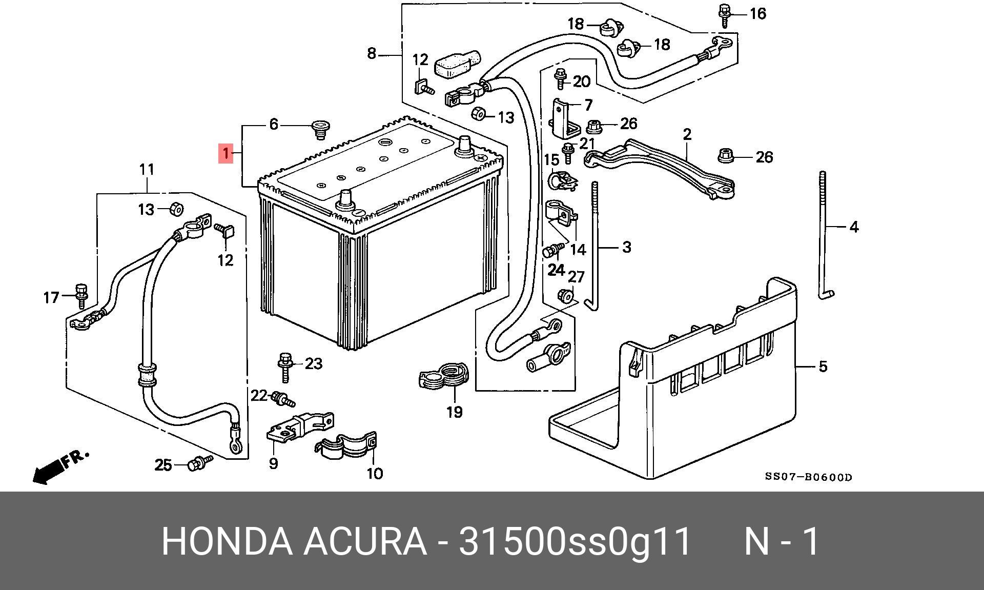 Honda 31500-SS0-G11