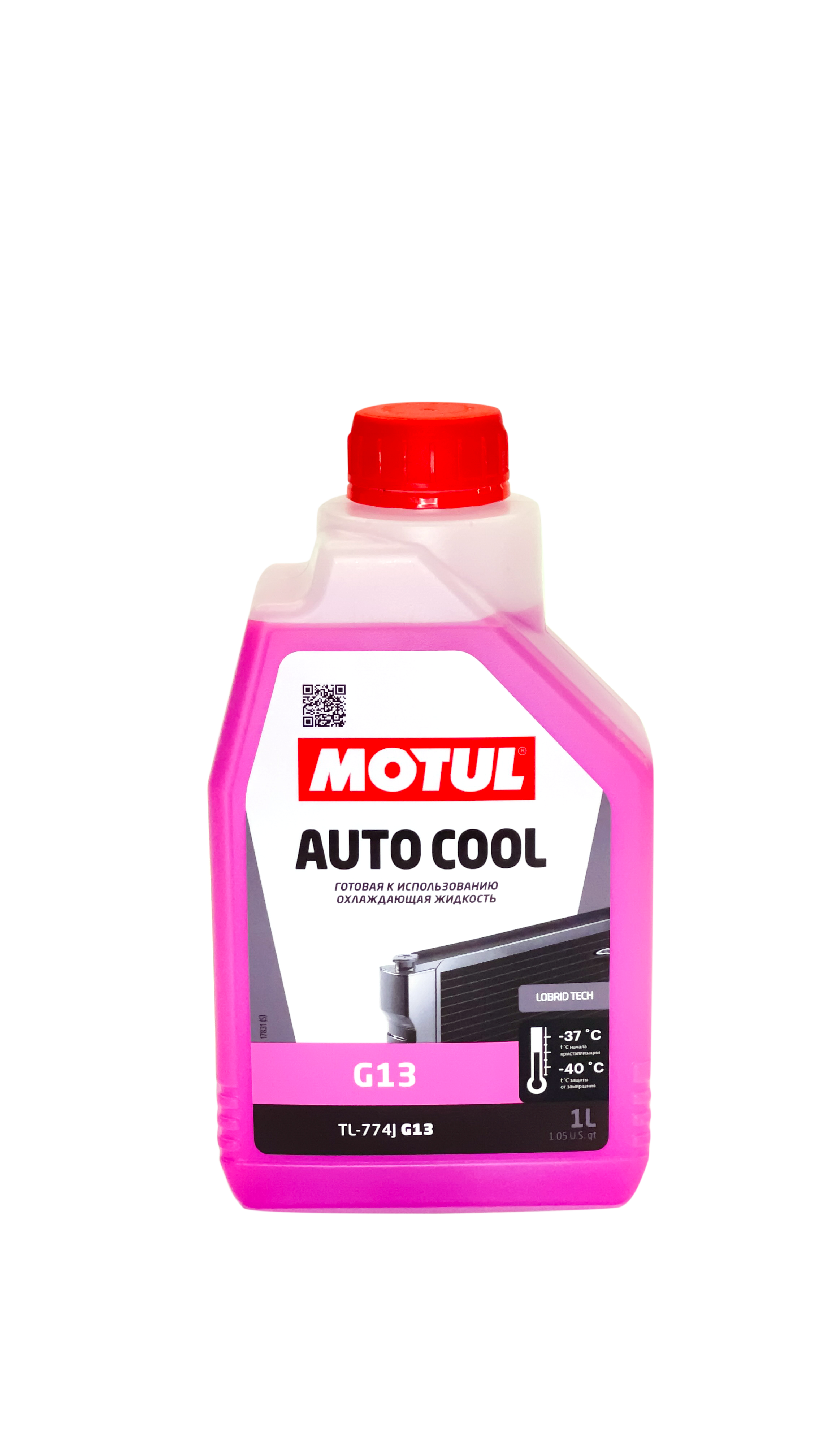 111179 Антифриз Motul AUTO COOL G13 готовый -37C красный 1 л 111179 MOTUL  купить, цена в Челябинске