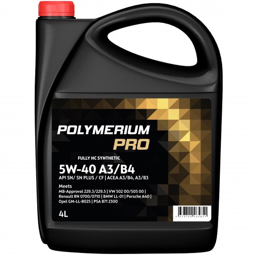 POLYMERIUM PRO 5W-40 A3/B4 API SP 1L