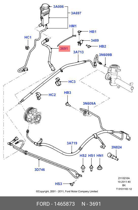 Ford fusion схема гур