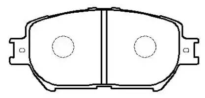 Колодки тормозные передние (131.2*58.1) CAMRY (V30) 01-06
