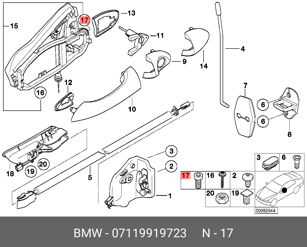 #5 Ремонт дверной ручки - BMW X5 (E53), 3 л, 2004 года своими руками DRIVE2