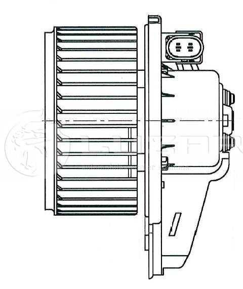 мотор печки (вентилятор отопителя салона) (климат)