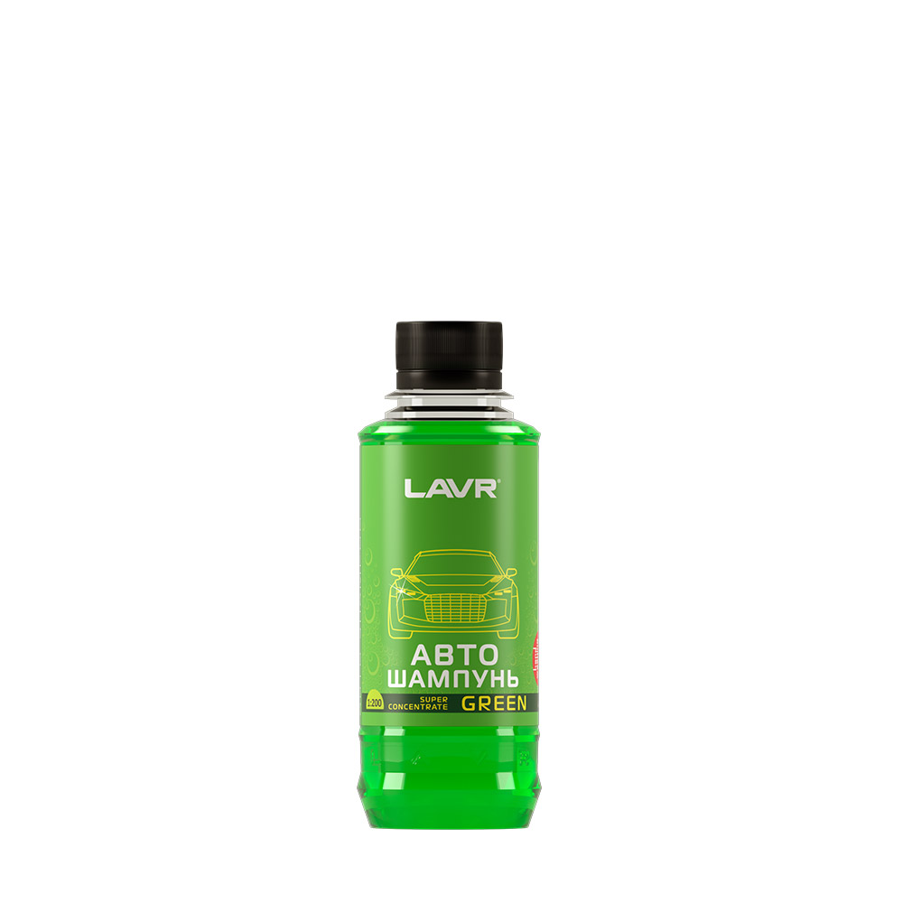 Автошампунь-суперконцентрат 'Green 1:120 - 1:320 Auto Shampoo Super Concentrate', 185мл