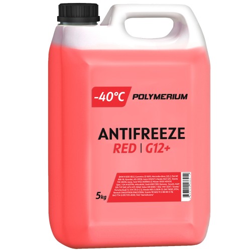 POLYMERIUM antifreeze G12+ (-40) RED 5 kg