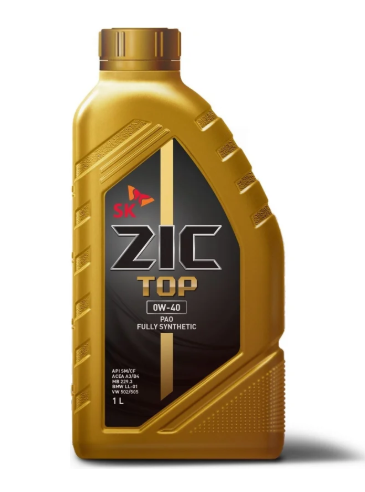 ZIC TOP 0W-40 Масло моторное синт. 1л