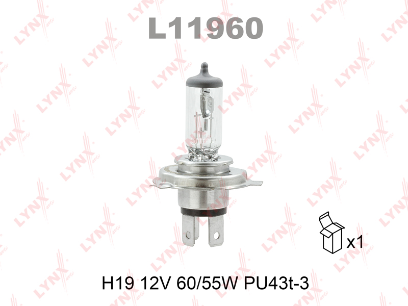 Лампа H19 12V 60/55W L11960