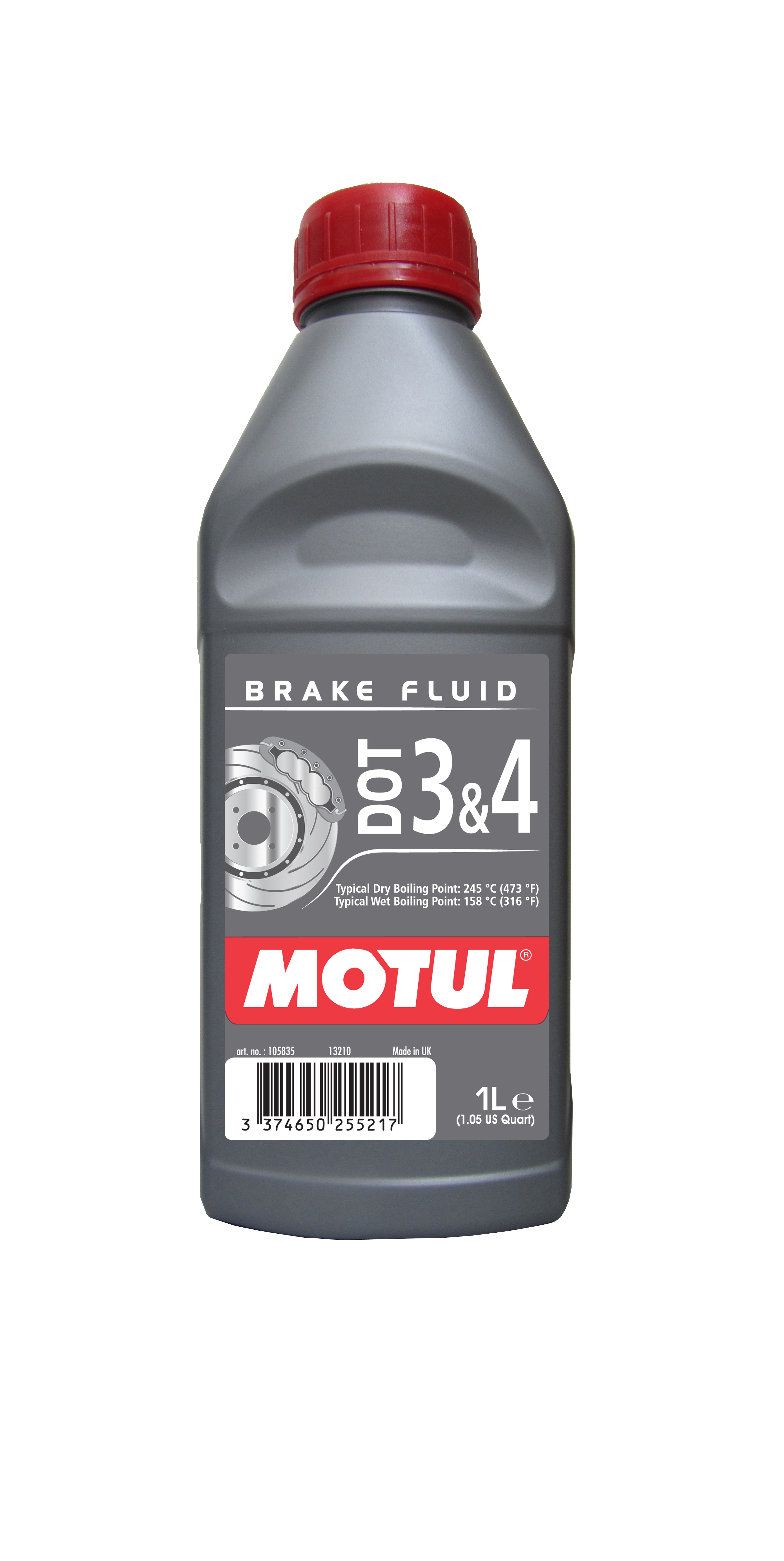 Жидкость тормозная Motul DOT 3 & 4 Brake Fluid DOT3&4