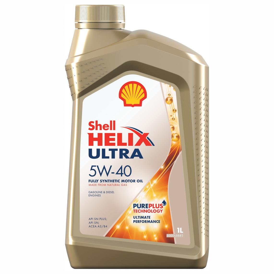 МАСЛО МОТОРНОЕ SHELL HELIX ULTRA 5W-40, 1Л