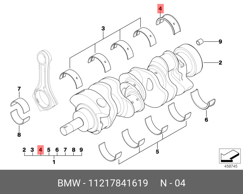 Вкладыши коленчатого вала. BMW вкладыш подшипника rot 1шт. Коленчатый вал с вкладышами подшипников. Вкладыш подшипника коленчатого вала с буртами. Crankshaft s65.