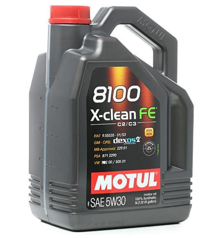 MOTUL 8100 X-CLEAN EFE 5W30 SN,C2,C3 Масло моторное синт. 5л