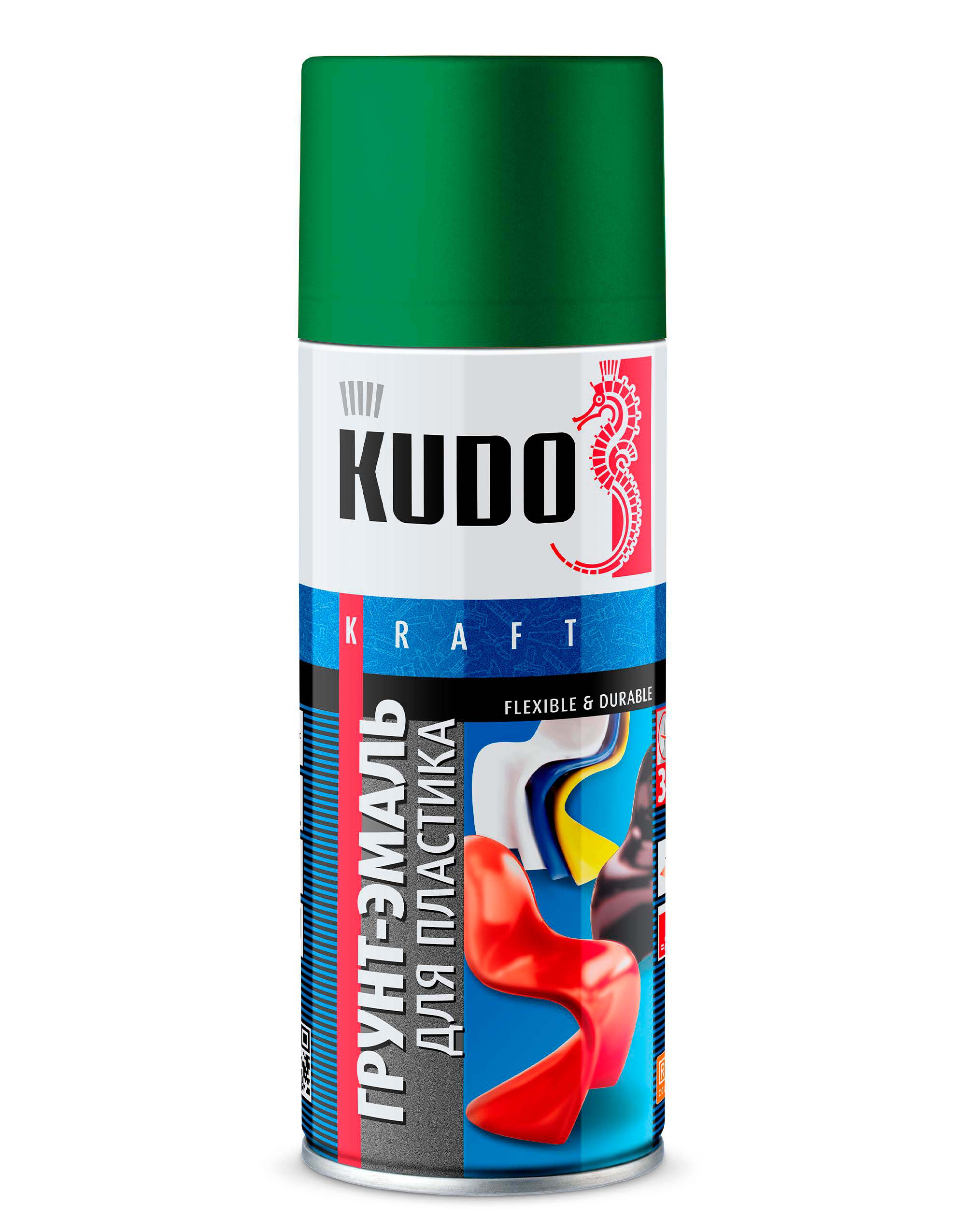 Грунт-эмаль для пластика Kudo KU-6008