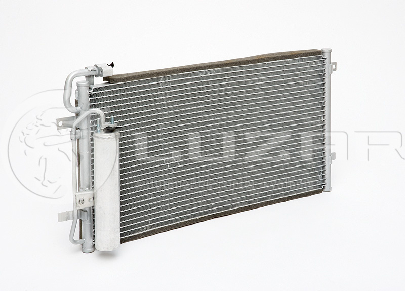 Радиатор кондиционера ВАЗ 2170 Приора Halla с ресивером LUZAR (LRAC0127)