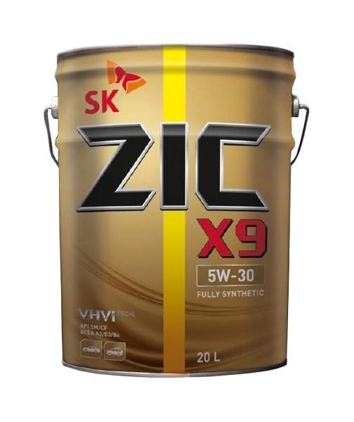 ZIC X9 5W-30 А3/В4, SL/CF Масло моторное синтетическое (20L)