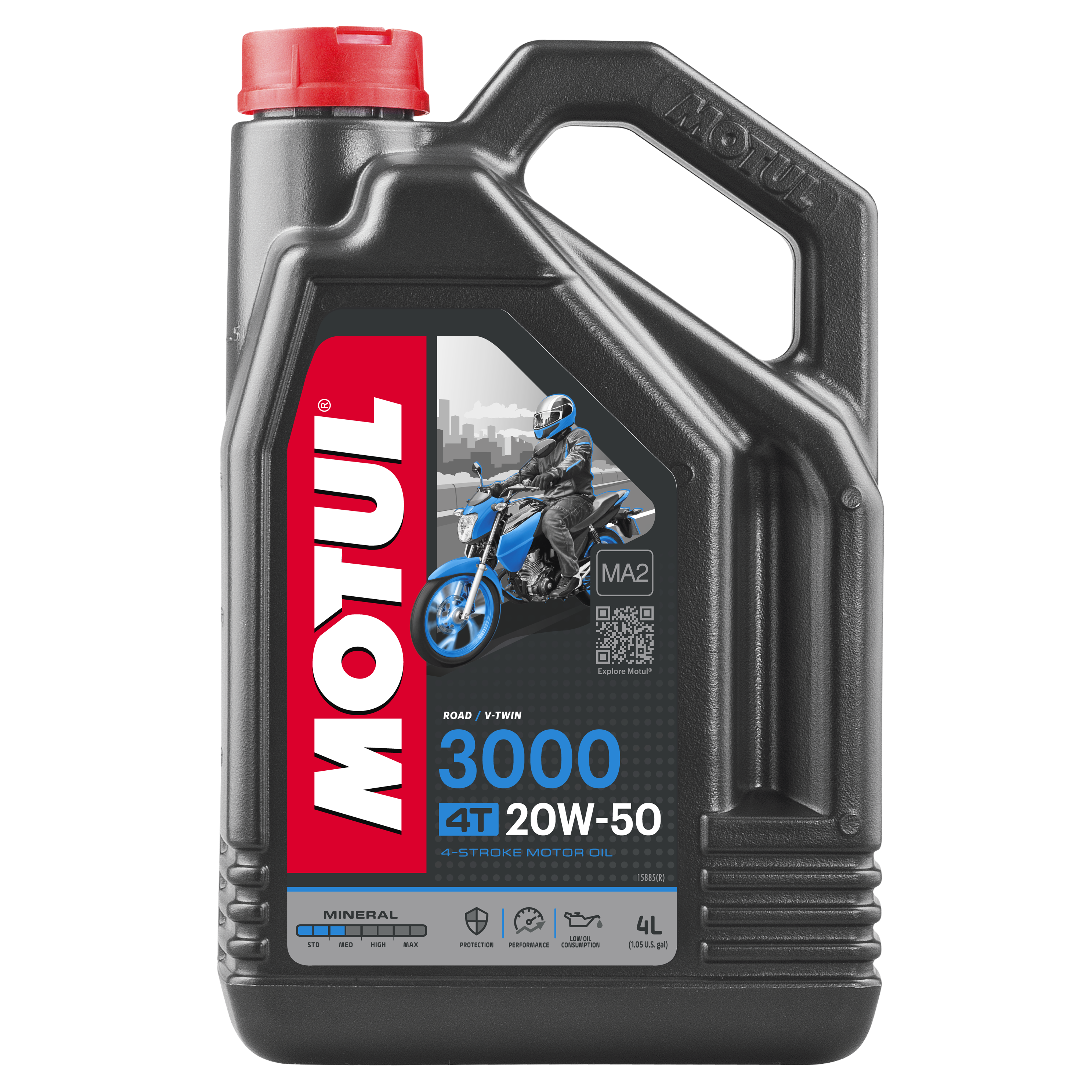 MOTUL 3000 4T 20W50 Масло моторное 4л