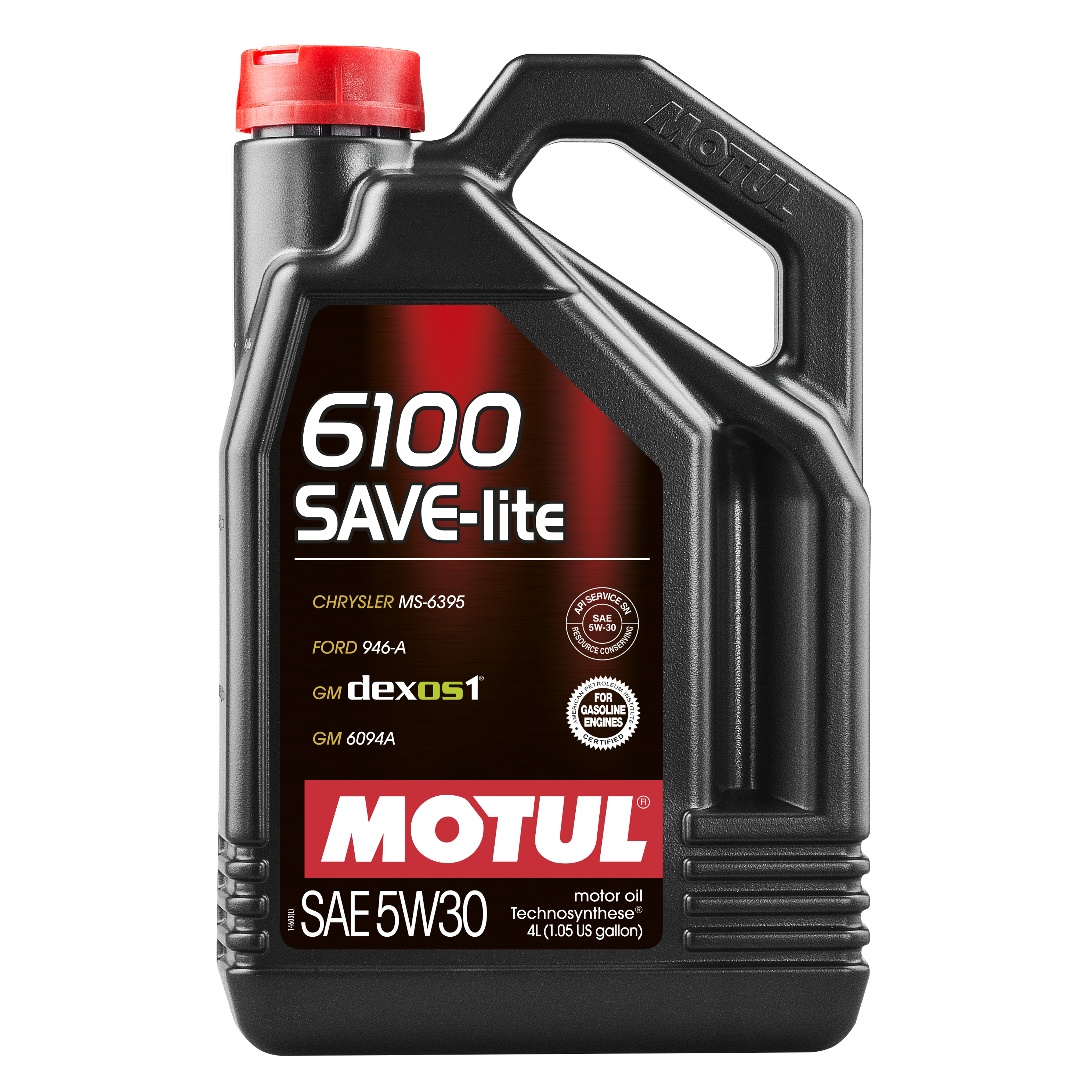 MOTUL 6100 SAVE-LITE 5W30 SN, GF-5 Масло моторное синт. 4л