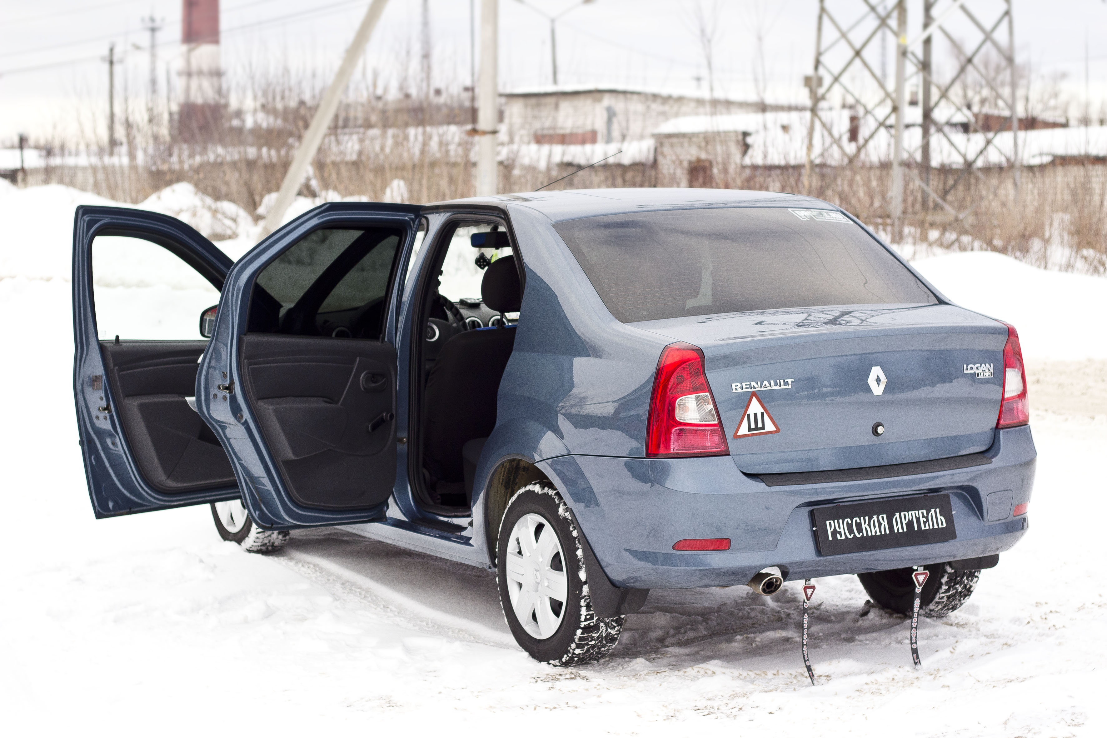 Накладки на внутренние пороги дверей (4шт) для Renault Logan 2004—2010, 2010-2013