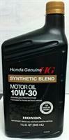 HONDA Synthetic Blend 10W30 SN Масло моторное полусинт. SN, GF-5 (пластик/США) (0,946L)