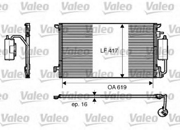 Радиатор кондиционера OPEL VECTRA C [2004 - ] VALEO 817809