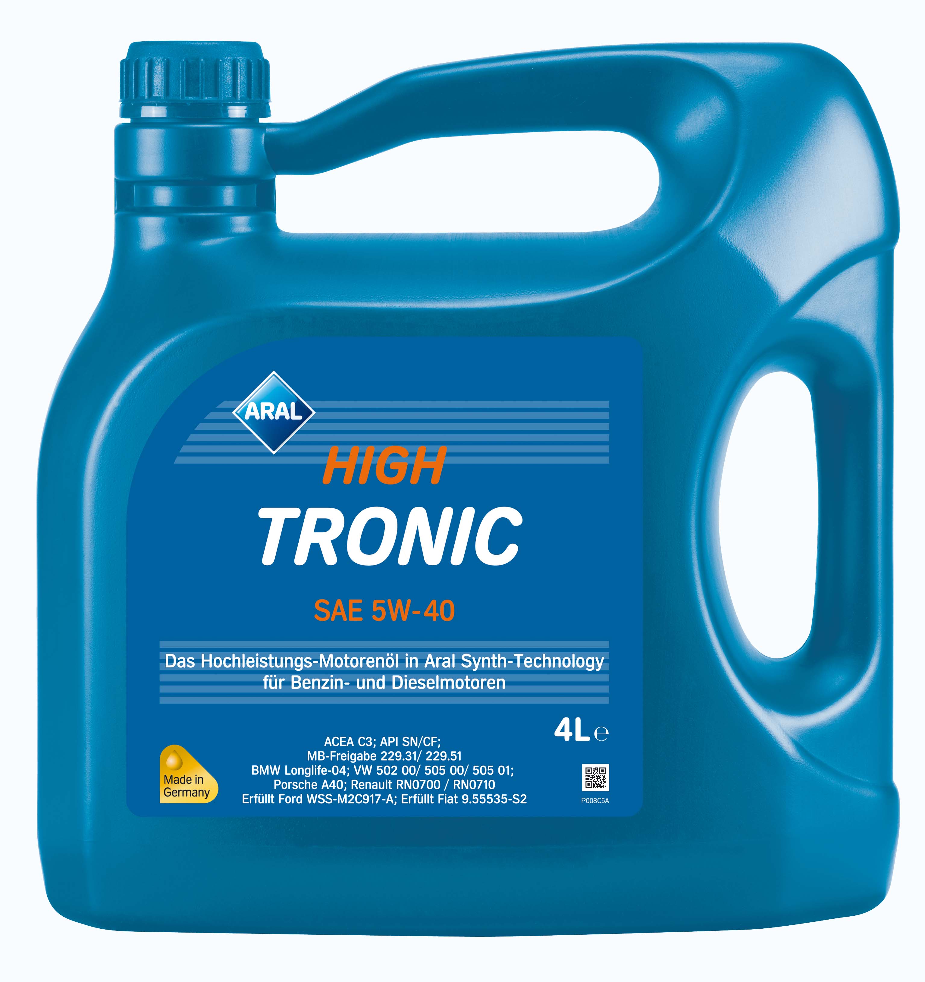 Aral High Tronic 5W-40 4л