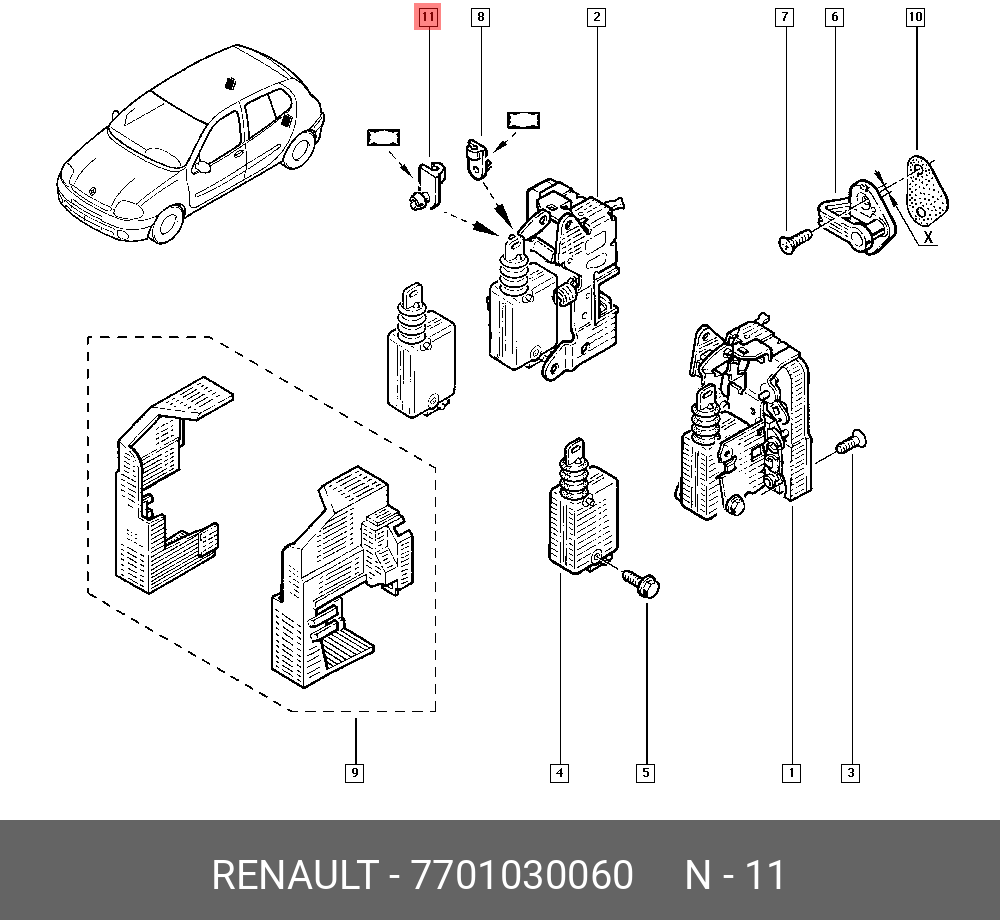 Фиксатор замка рено логан. 7701035664 Renault фиксатор. Фиксатор тяги замка 7701035664. Втулка тяги замка (белая) 7701035664 Renault. Скоба тяги замка двери Рено Логан 2.