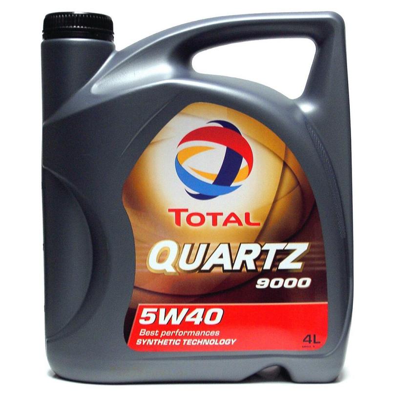 Масло моторное синтетическое "QUARTZ 9000 5W-40" 4л (Total) 10210501 (148597) (RO166475)