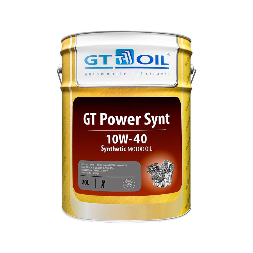 Масло моторное синтетическое "GT Power Synt 10W-40", 20л