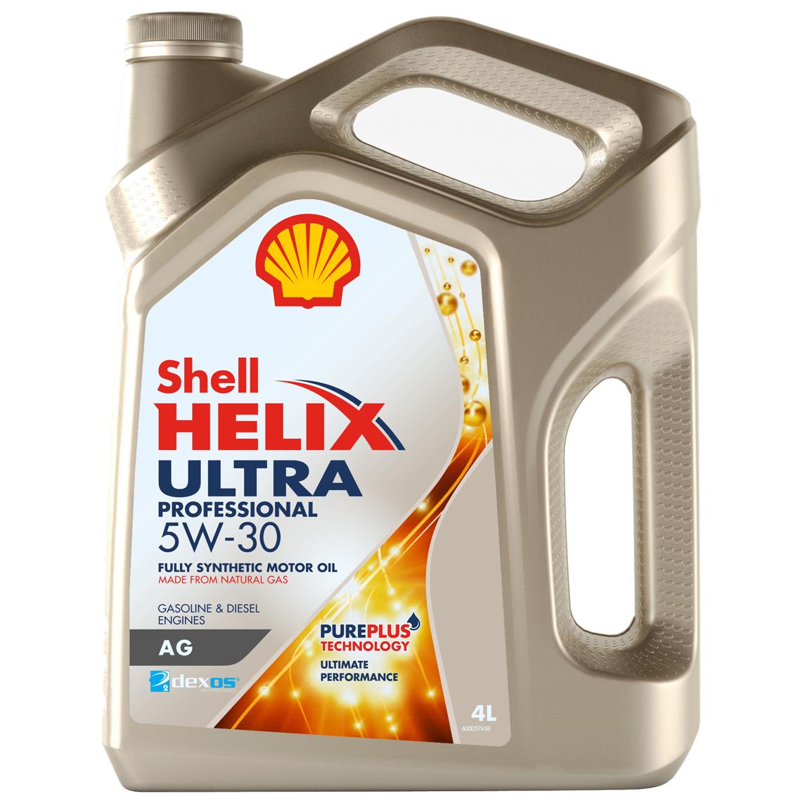 Масло моторное синтетическое 'Helix Ultra Pro AG 5W-30', 4л