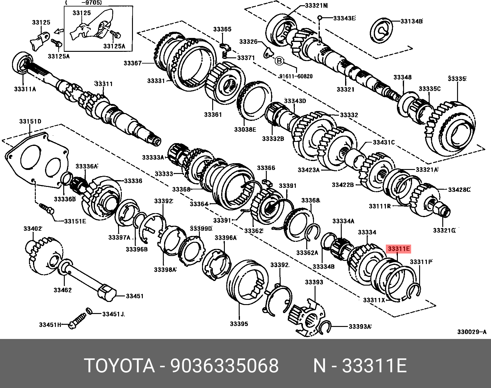 9036335068 (90363-35068) Toyota lexus Подшипник | Купить запчасть