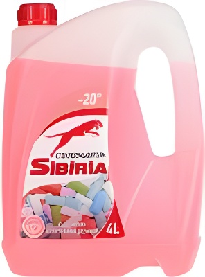 Жидкость бачка омывателя SIBIRIA  -20С Бабл Гам