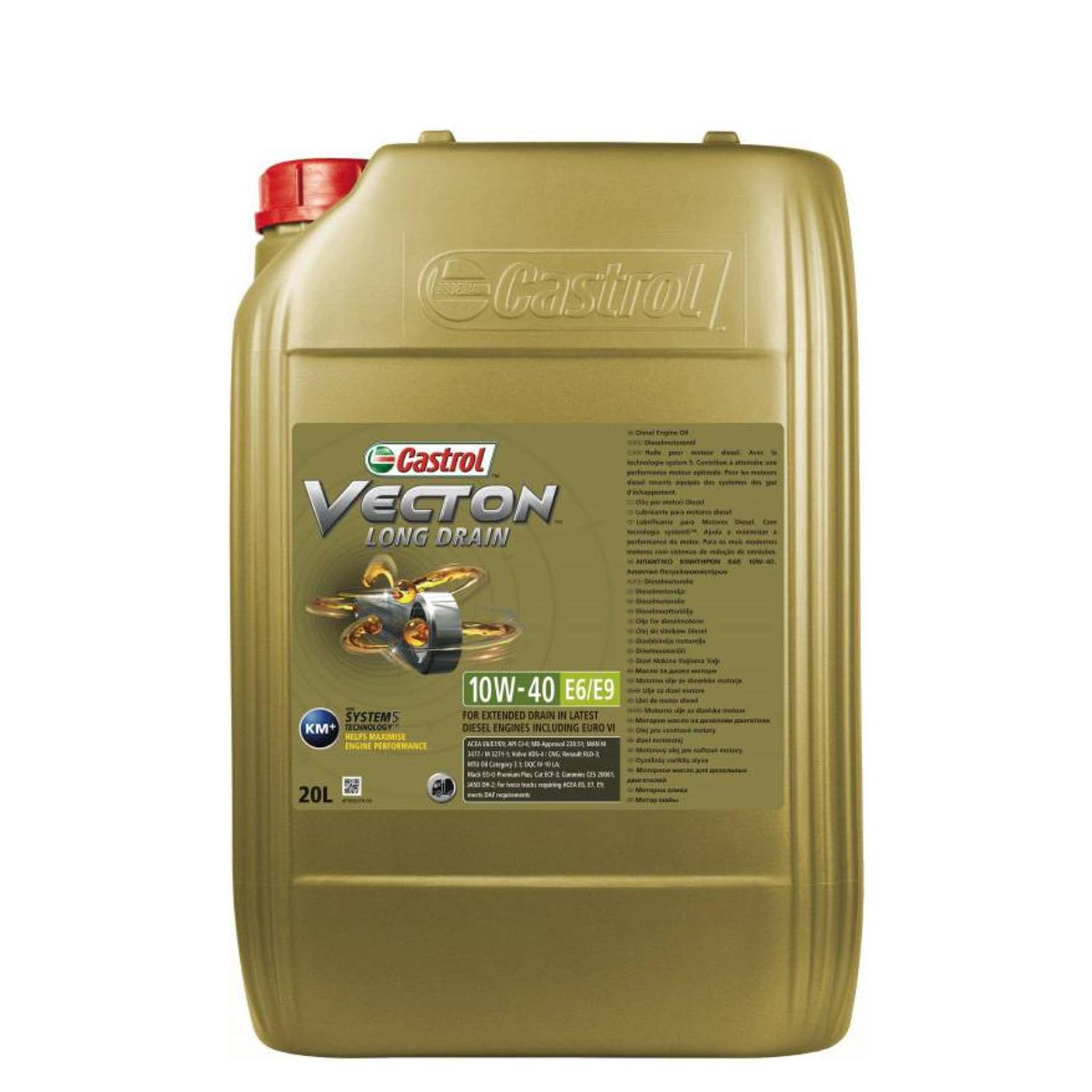 Масло моторное синтетическое 'Vecton Long Drain E6/E9 10W-40', 20л