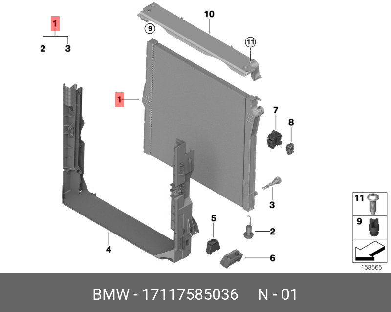 Радиатор bmw e70. 17 11 7 585 036 Радиатор BMW. Bmw17 11 7 585 036 радиатор водяного охлаждения. Радиатор охлаждения BMW x5 e70. Кронштейн радиатора охлаждения.