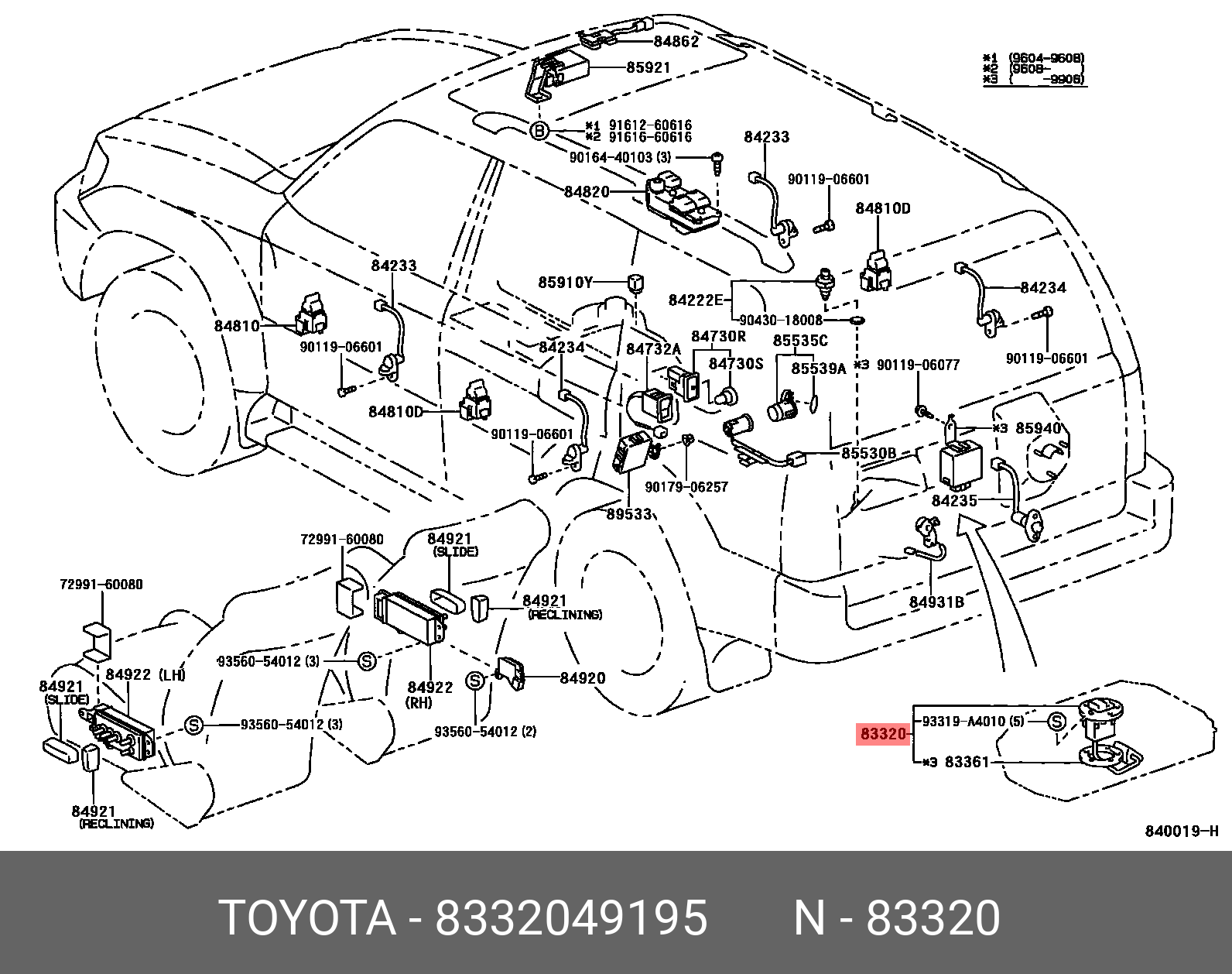 83320-49195 Датчик топлива TOYOTA LEXUS купить, цена в Челябинске