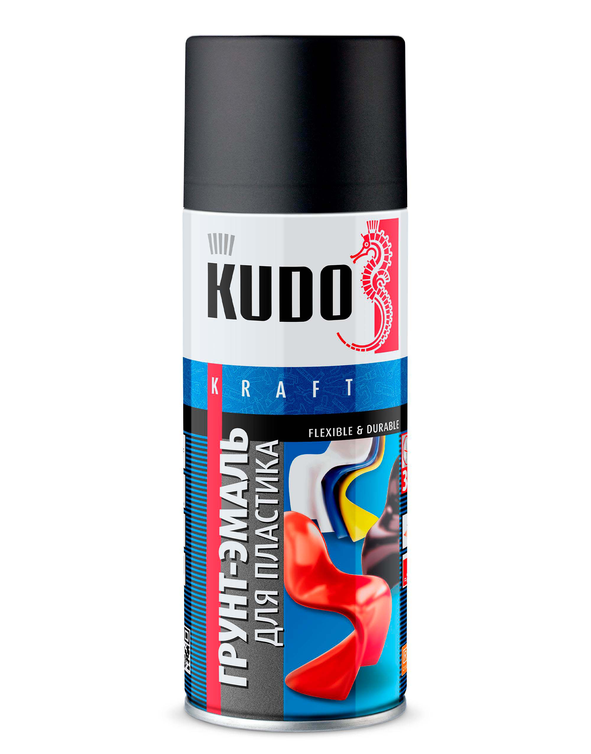 Грунт-эмаль для пластика Kudo KU-6002
