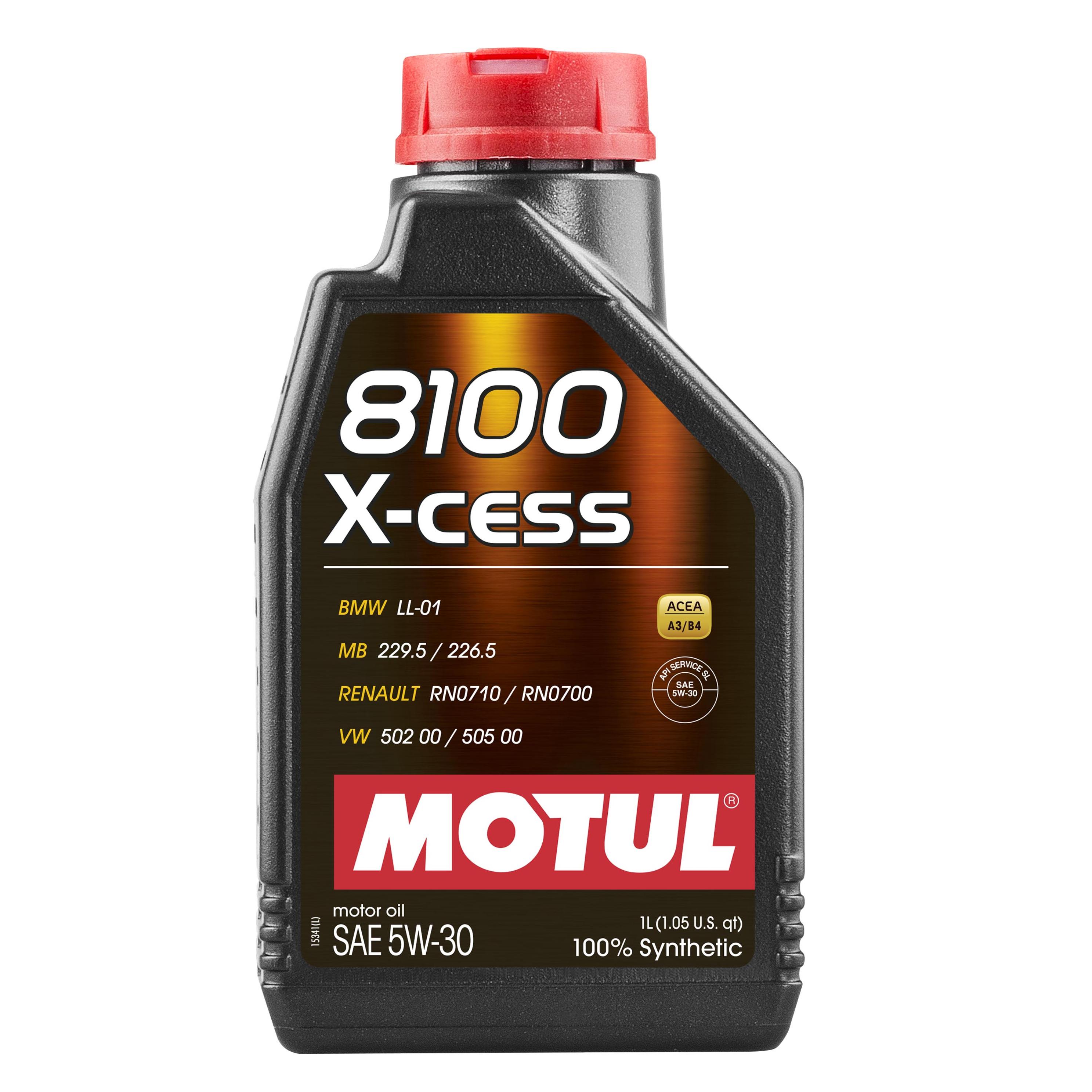 MOTUL 8100 X-CESS 5W30 A3, SL Масло моторное синт. 1л