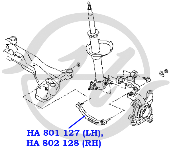 hanse ha200214 - рычаг подвески