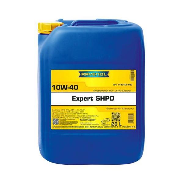 Масло моторное RAVENOL Expert SHPD 10W-40 20л (полусинтетика)