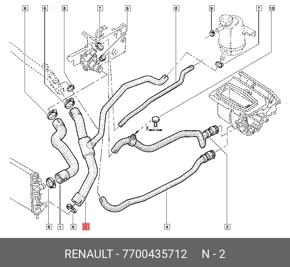 Removal and installation of the block of management of system of heating and air