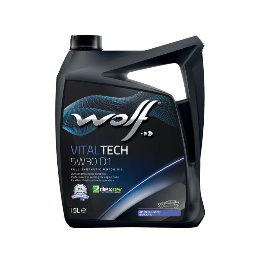 Масло моторное WOLF VITALTECH 5W30 D1 5L