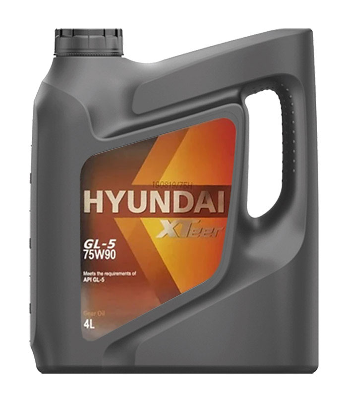 HYUNDAI XTEER GEAR OIL GL-5 75W90 Масло трансмиссионное (пластик/Корея) (4L)