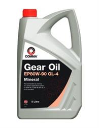 COMMA 80W90 GEAR OIL EP (5L) масло трансмиссионное API GL-4