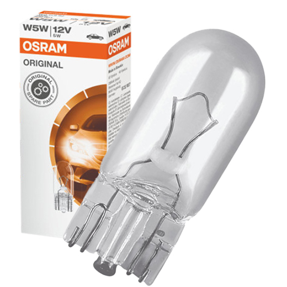 Лампа W5W без цоколя Osram 2825