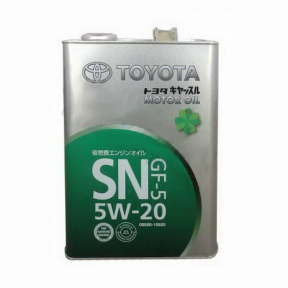 TOYOTA 5W20 SN Масло моторное синт. SN, GF-5 (железо/Япония) (4L)