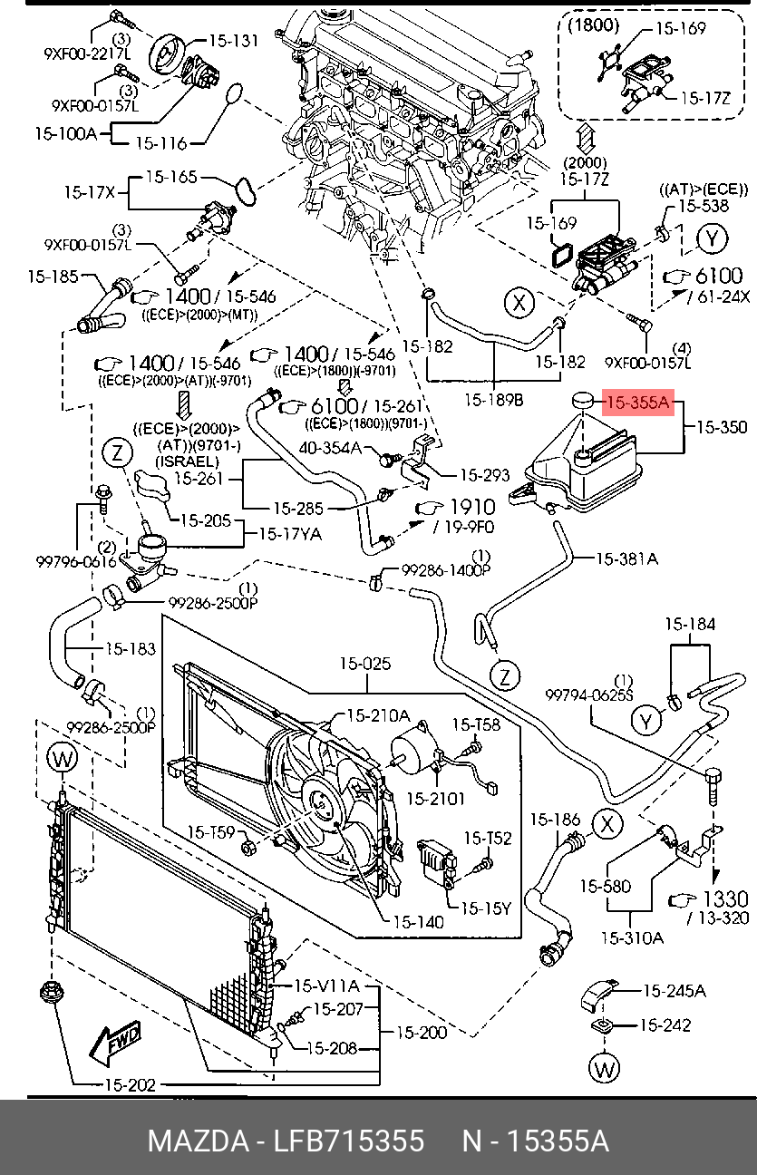Схема охлаждения мазда. Система охлаждения двигателя Мазда 6 gg. Система охлаждения Mazda 6 gg 1,8. Система охлаждения Мазда 6 gg 2.0 дизель. Mazda 2.0 gg система охлаждения.