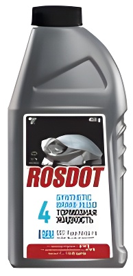 Жидкость тормозная DOT 4 ROSDOT 455г