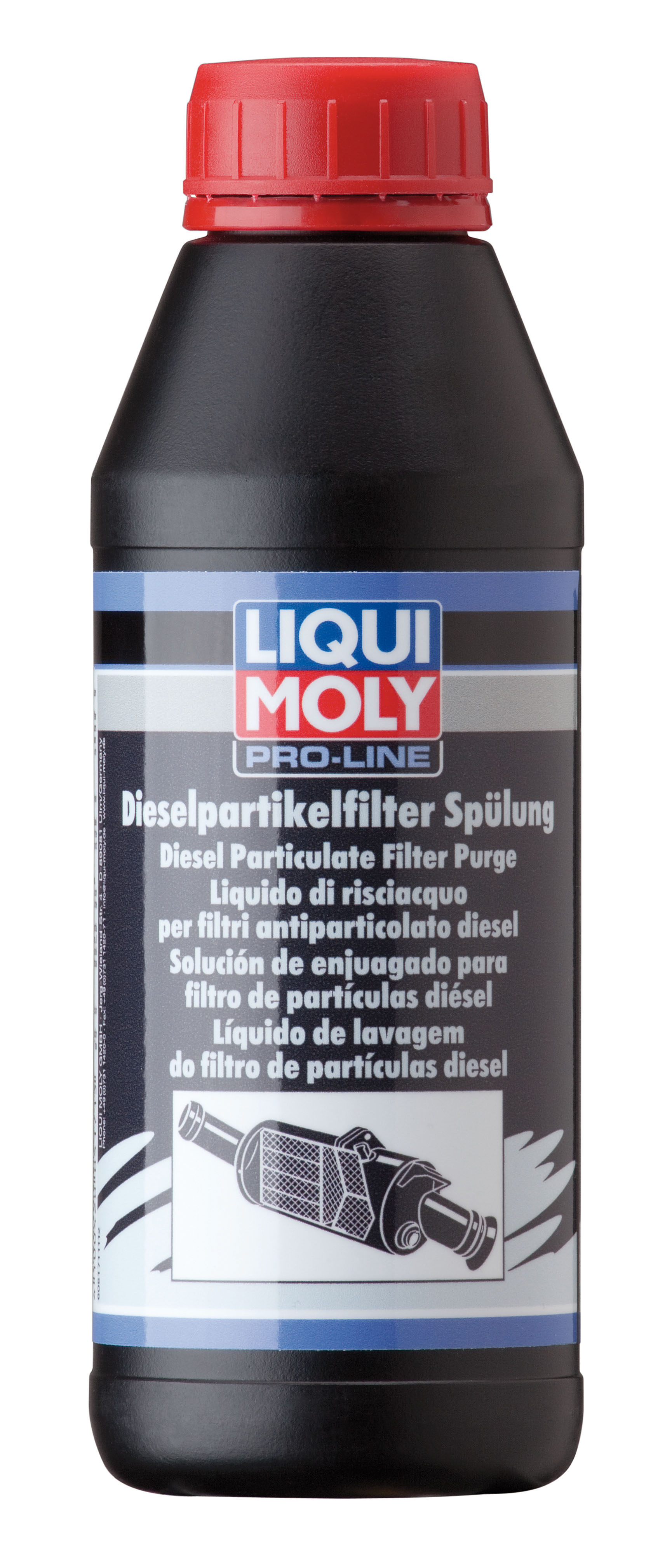 Профессиональная финишняя промывка дизельного сажевого фильтра Liqui Moly Pro-Line Diesel Partikelfilter Spulung