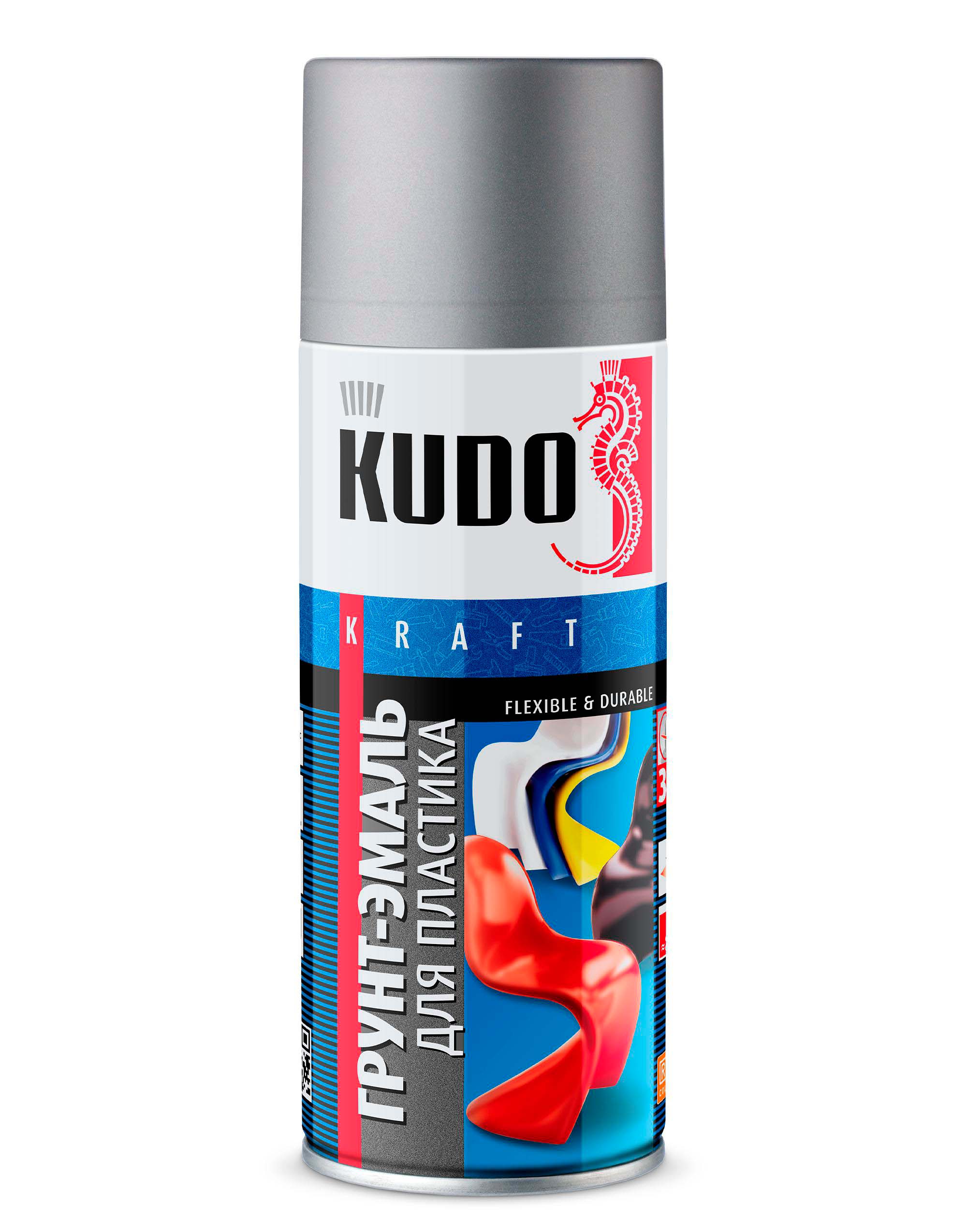 Грунт-эмаль для пластика Kudo KU-6001