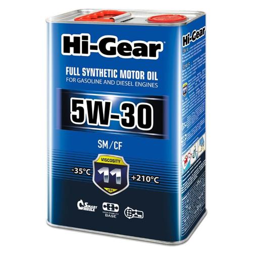 HI GEAR 5W30 SM/CF Масло синтетическое (4L)