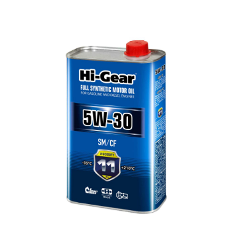 HI GEAR 5W30 SM/CF Масло синтетическое (1L)