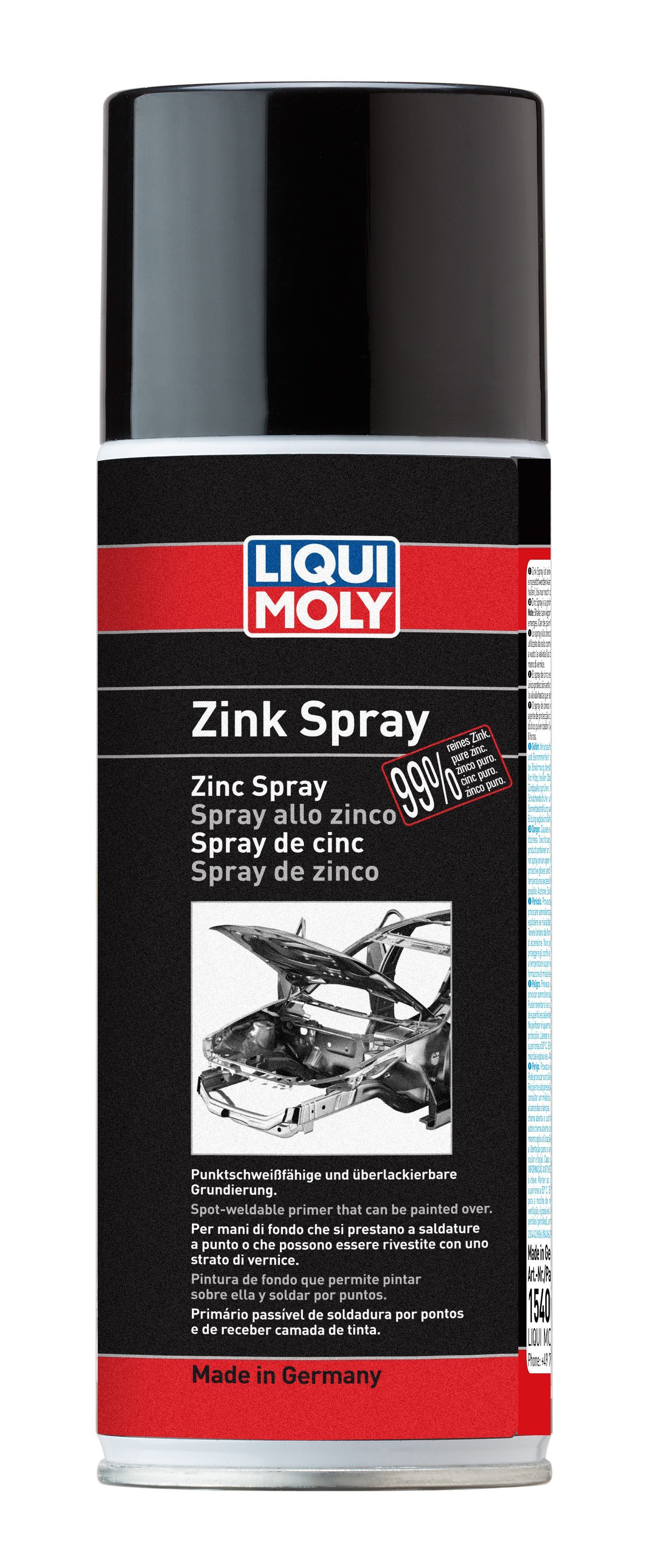 spray cu zinc